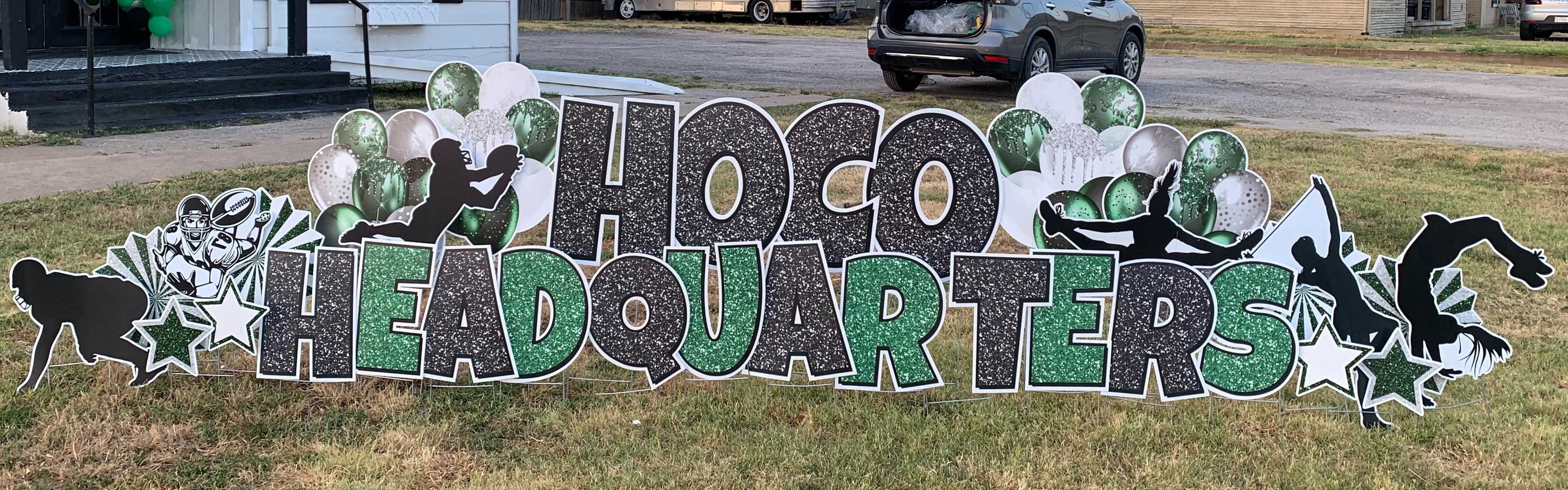 Yard card sign hoco headquarters 
